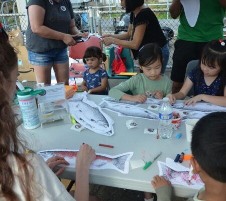 Help prepare the children's arts and crafts activities at events.